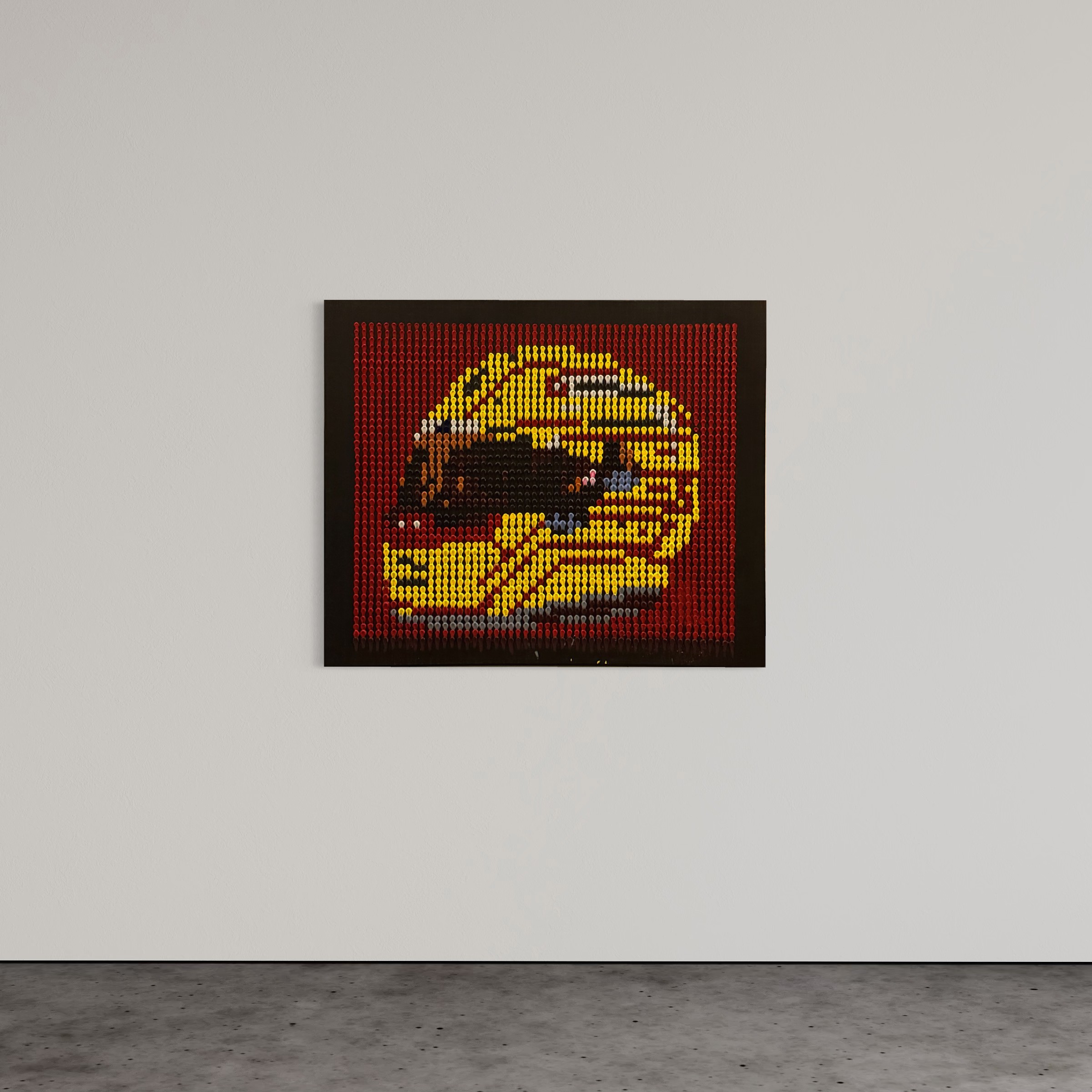 Lewis Hamilton 2026 Helmet Structural Dot Artwork (Original)