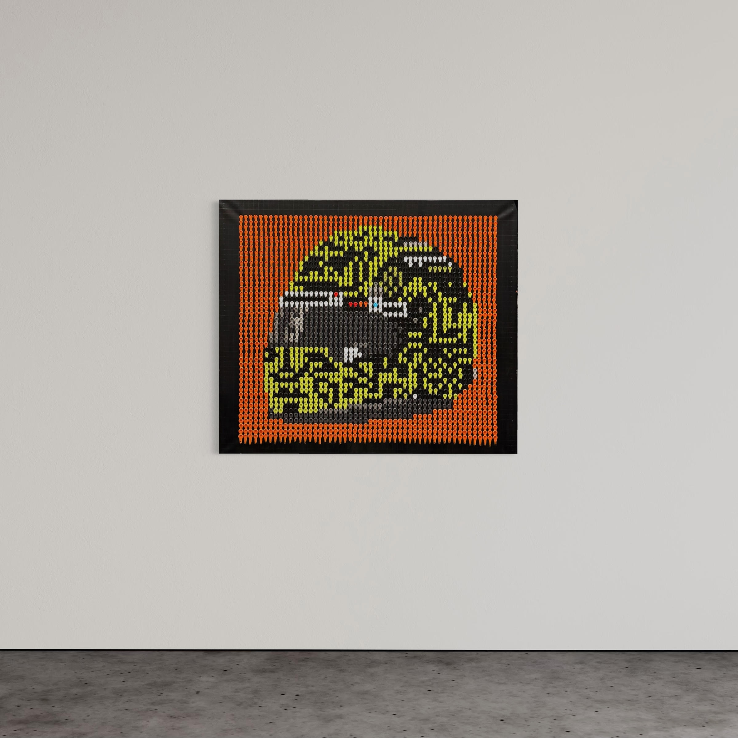 Lando Norris 2026 Helmet Structural Dot Artwork (Original)