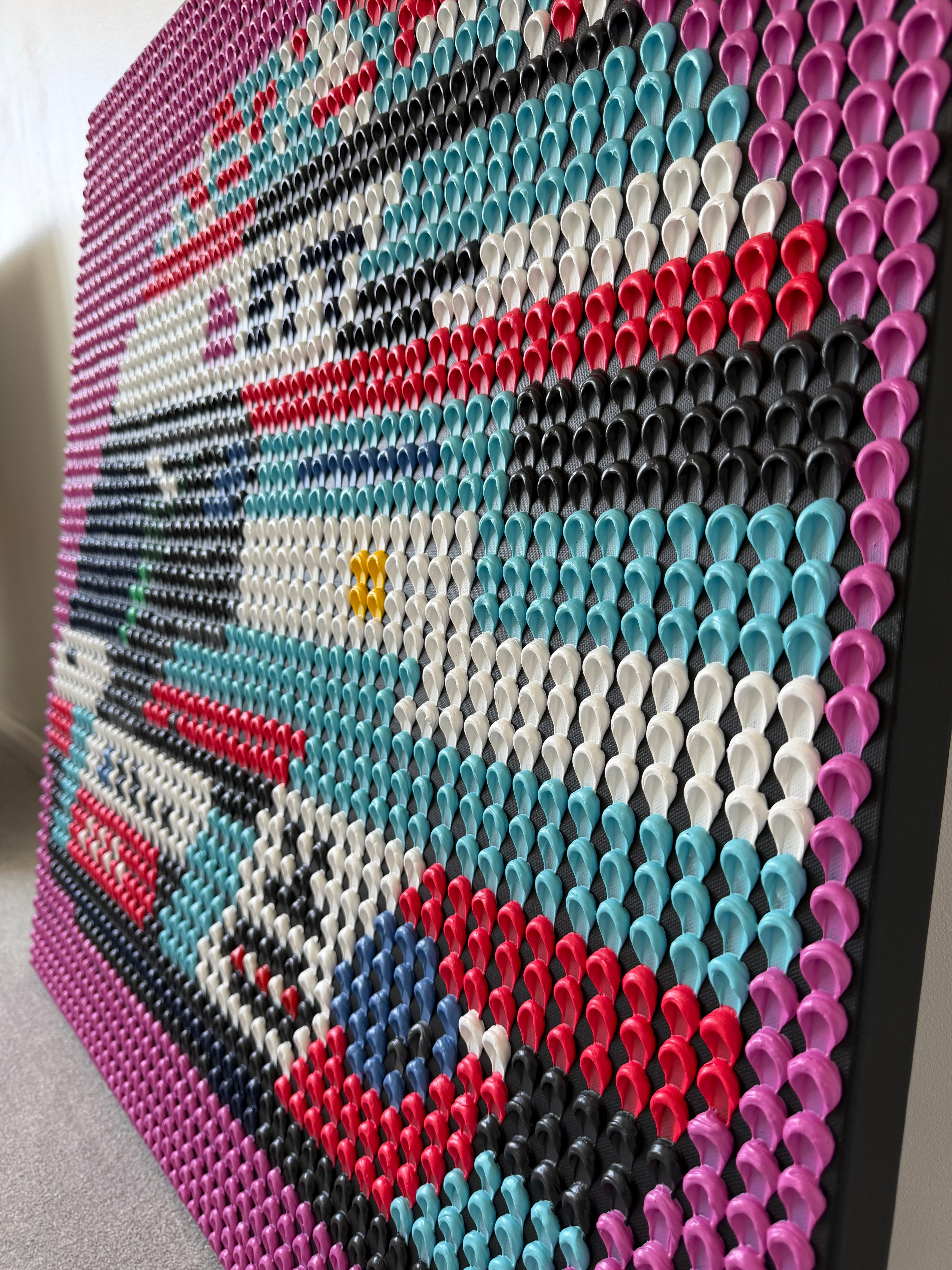 Franco Colapinto 2026 Helmet Structural Dot Artwork (Original)