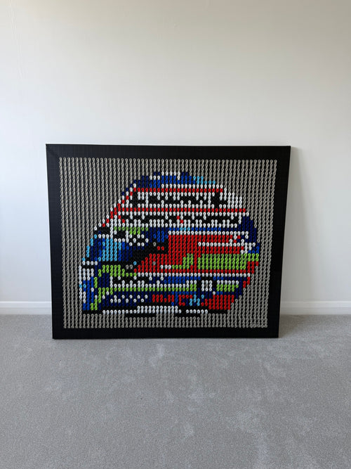 Kimi Antonelli 2026 Helmet Structural Dot Artwork (Original)