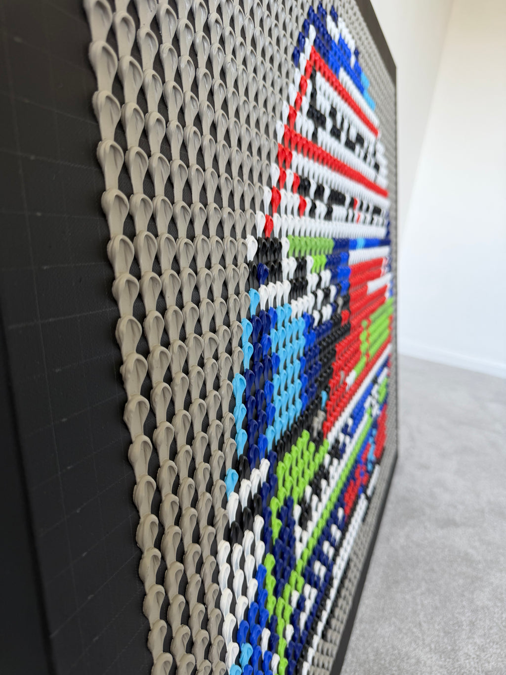 Kimi Antonelli 2026 Helmet Structural Dot Artwork (Original)