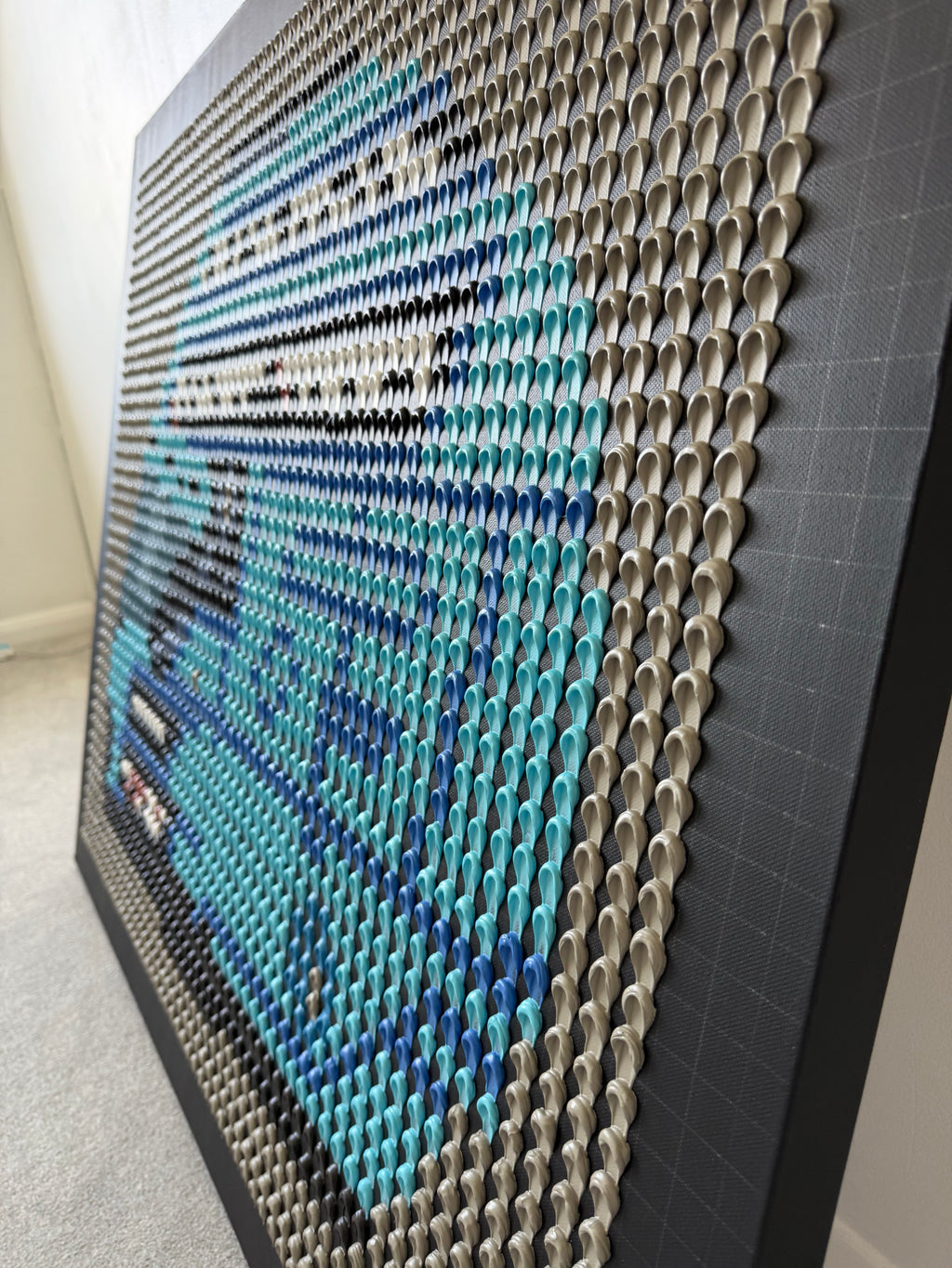 George Russell 2026 Helmet Structural Dot Artwork (Original)