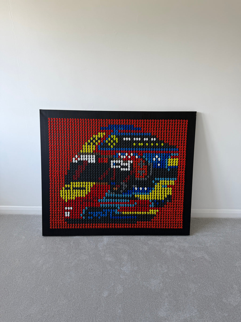Oscar Piastri 2026 Helmet Structural Dot Artwork (Original)
